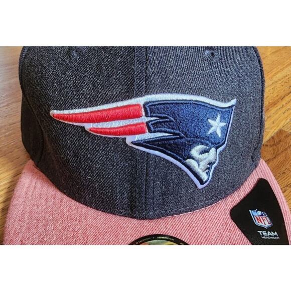 New Era 59Fifty NFL Team Hat New England Patriots Navy Fitted Men Cap 7 5/8 NWT - Picture 5 of 11